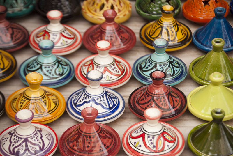 Tagines in Morocco,