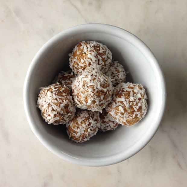 Date and almond balls