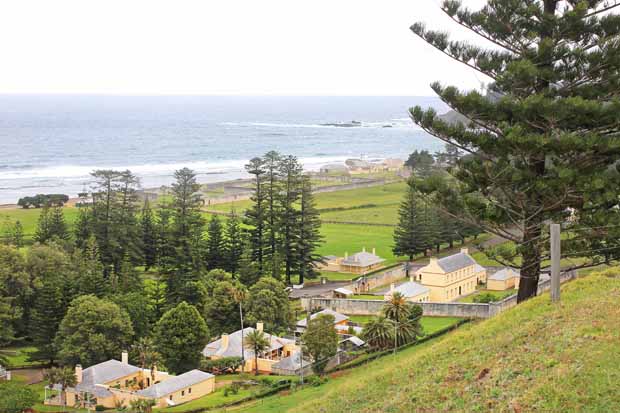 Norfolk Island's grim past as a British penal colony is preserved through the Kingston World Hertiage Area