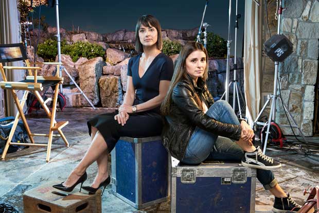Shiri Appleby and Constance Zimmer in the Lightbox drama, UnREAL.