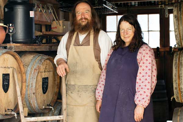 Oamaru couple behind Craftwork Belgian ale make wild yeast brews in a low-ceilinged  cavern
