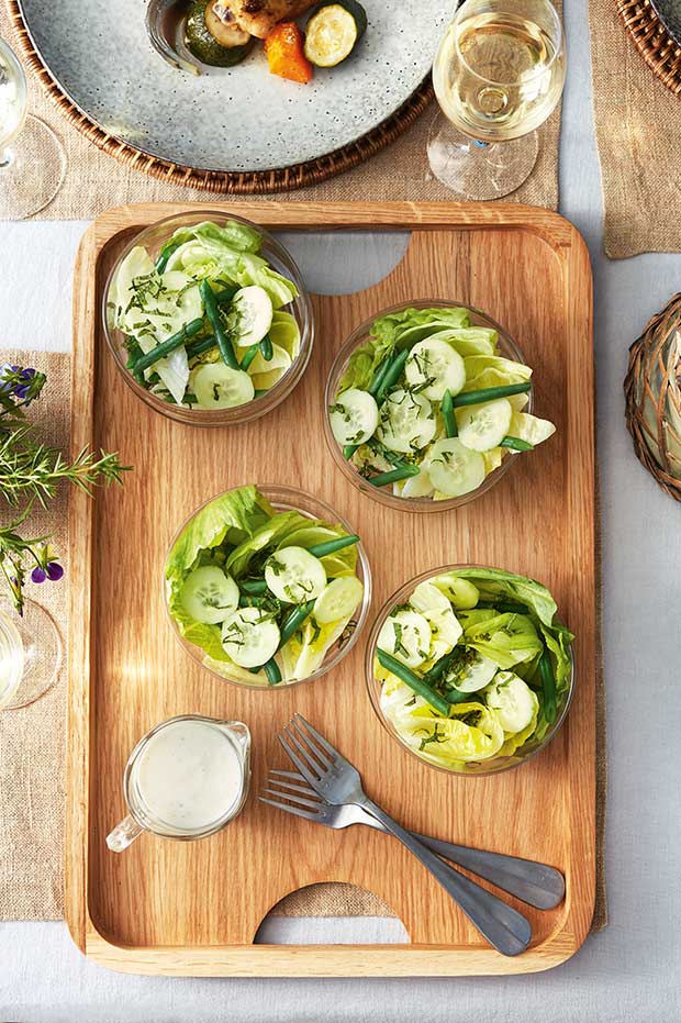 Recipe: Ruth Pretty's Iceberg Salad with Cucumber, Beans, Mint and Buttermilk Dressing
